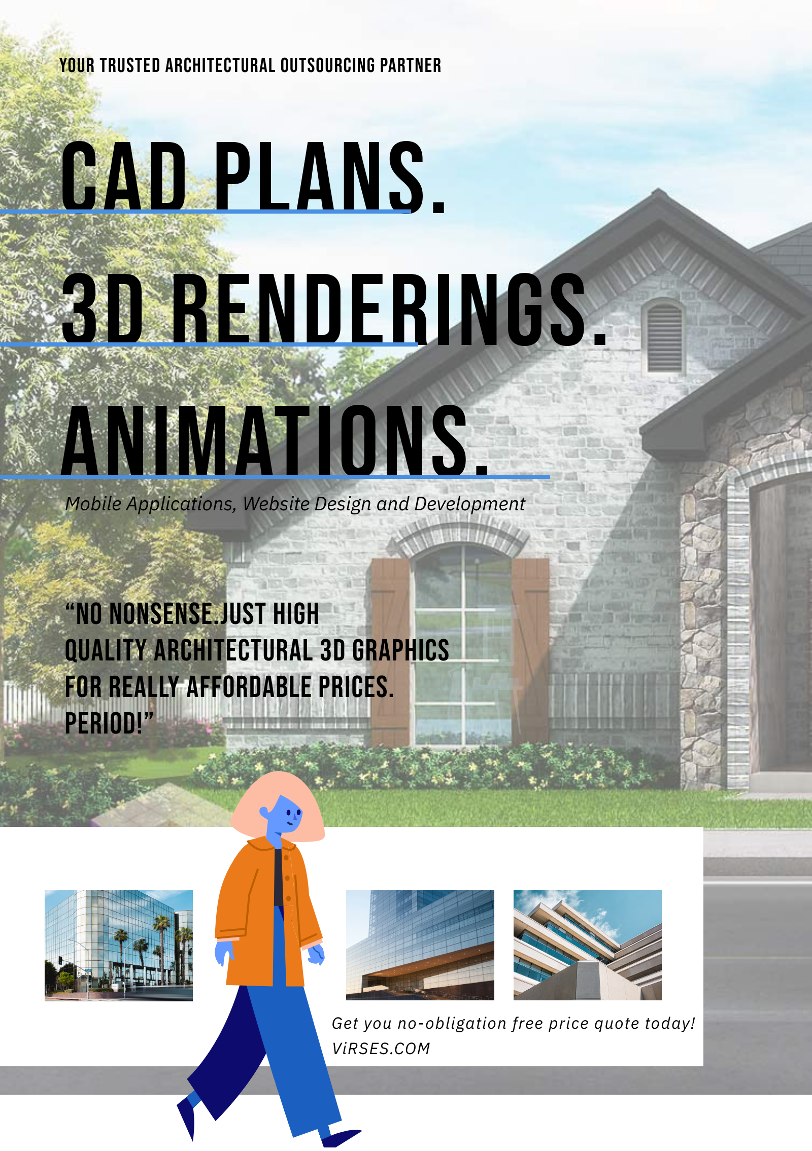 3d rendering architectural infographic