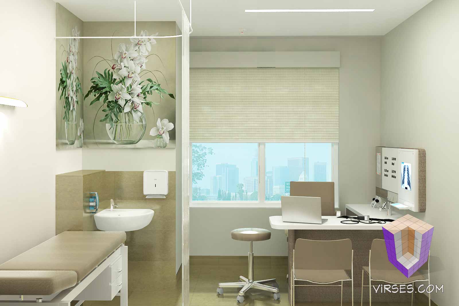 Consultant Room 3D Rendering