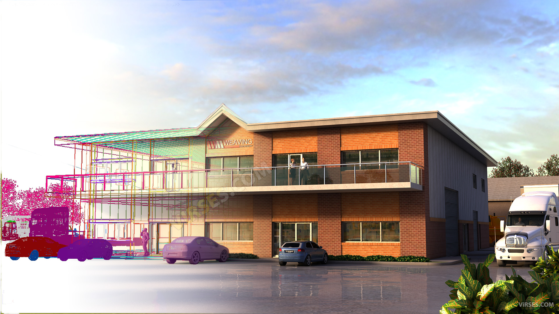 3d architectural rendering process uk