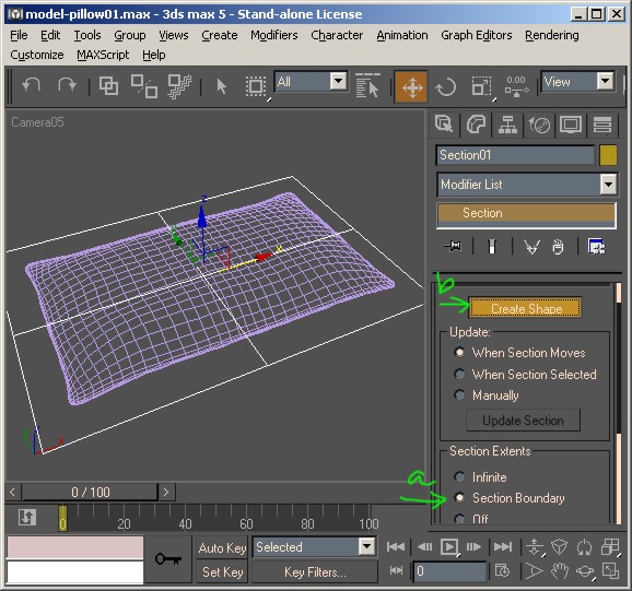 tutorial 3d pillow model